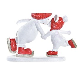 Коледна Украса DKD Home Decor Мишка Смола (9,5 x 3,5 x 9 cm)