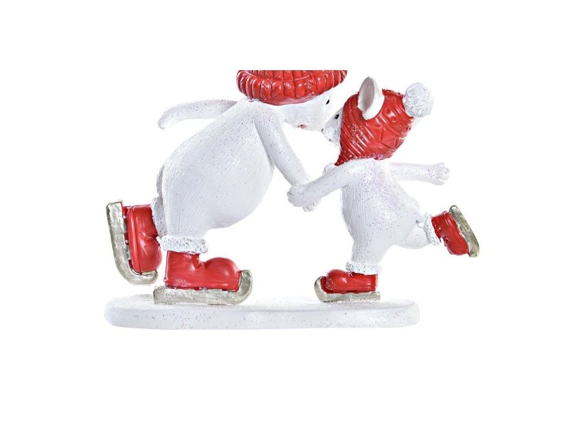 Коледна Украса DKD Home Decor Мишка Смола (9,5 x 3,5 x 9 cm)