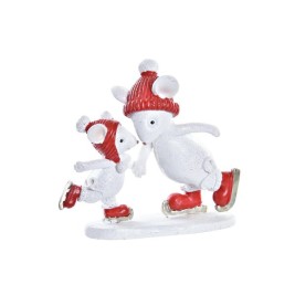 Коледна Украса DKD Home Decor Мишка Смола (9,5 x 3,5 x 9 cm)