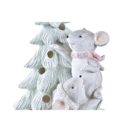 Коледна Украса DKD Home Decor Мишка Смола (13 x 8,5 x 16 cm) (2 броя)