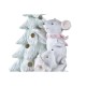 Коледна Украса DKD Home Decor Мишка Смола (13 x 8,5 x 16 cm) (2 броя)