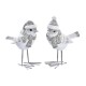 Коледна Украса DKD Home Decor Смола Lind (10,5 x 5,5 x 10,5 cm) (2 броя)