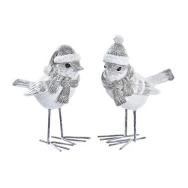 Коледна Украса DKD Home Decor Смола Lind (10,5 x 5,5 x 10,5 cm) (2 броя)