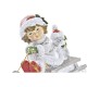 Коледна Украса DKD Home Decor Смола (13 x 6 x 10,5 cm) (2 броя)