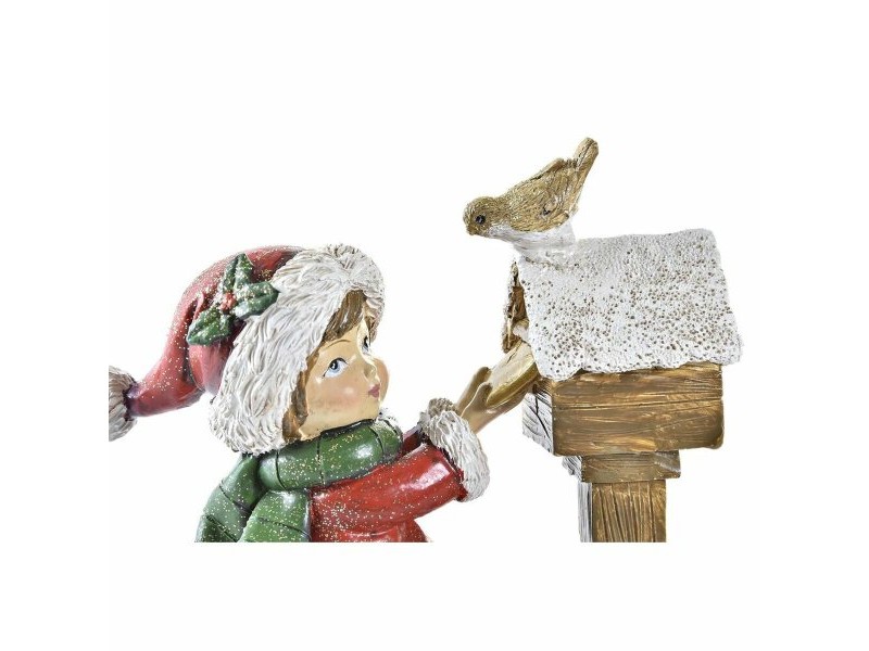 Коледна Украса DKD Home Decor Смола (11,5 x 6 x 13,5 cm) (2 броя)