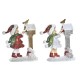 Коледна Украса DKD Home Decor Смола (11,5 x 6 x 13,5 cm) (2 броя)