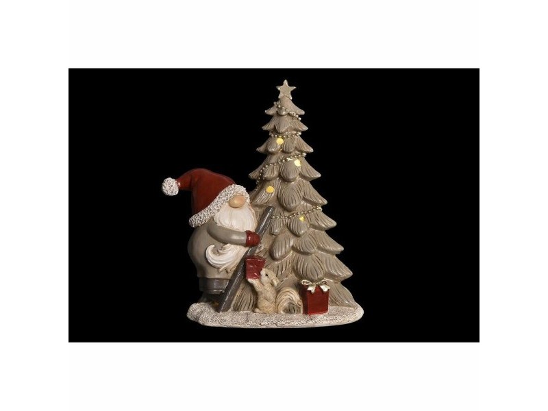 Коледна Украса DKD Home Decor Дърво Смола (15 x 10 x 18 cm) (2 броя)