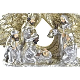 Коледна Украса DKD Home Decor Смола (27,5 x 7 x 10,5 cm) (2 броя)