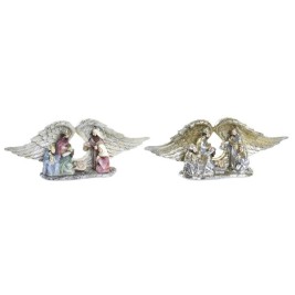 Коледна Украса DKD Home Decor Смола (27,5 x 7 x 10,5 cm) (2 броя)