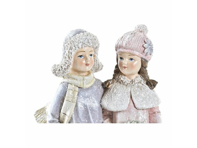 Коледна Украса DKD Home Decor Смола Двойка партньори (10,5 x 7 x 20,5 cm) (2 броя) Коледна Украса DKD Home Decor Смола Двойка партньори (10,5 x 7 x 20,5 cm) (2 броя)