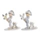 Коледна Украса DKD Home Decor Смола Дете (11 x 5,5 x 12 cm) (2 броя)