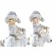 Коледна Украса DKD Home Decor Смола (17 x 7,5 x 13,5 cm) (2 броя)