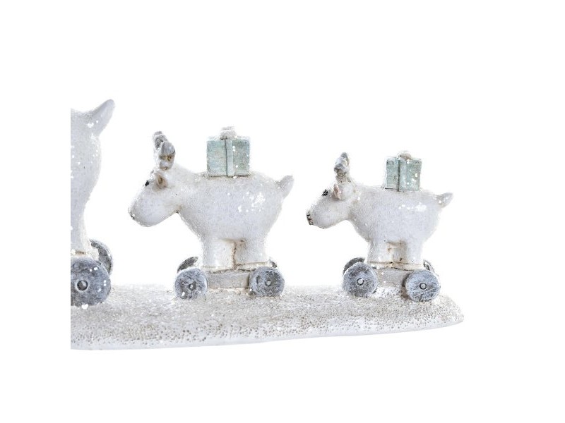 Коледна Украса DKD Home Decor Смола (17 x 7,5 x 13,5 cm) (2 броя)