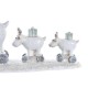 Коледна Украса DKD Home Decor Смола (17 x 7,5 x 13,5 cm) (2 броя)