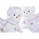 Коледна Украса DKD Home Decor Смола Снежен човек (15 x 13,5 x 24,5 cm) (2 броя)