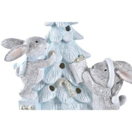 Коледна Украса DKD Home Decor Дърво Смола (13,5 x 8 x 16 cm) (2 броя)