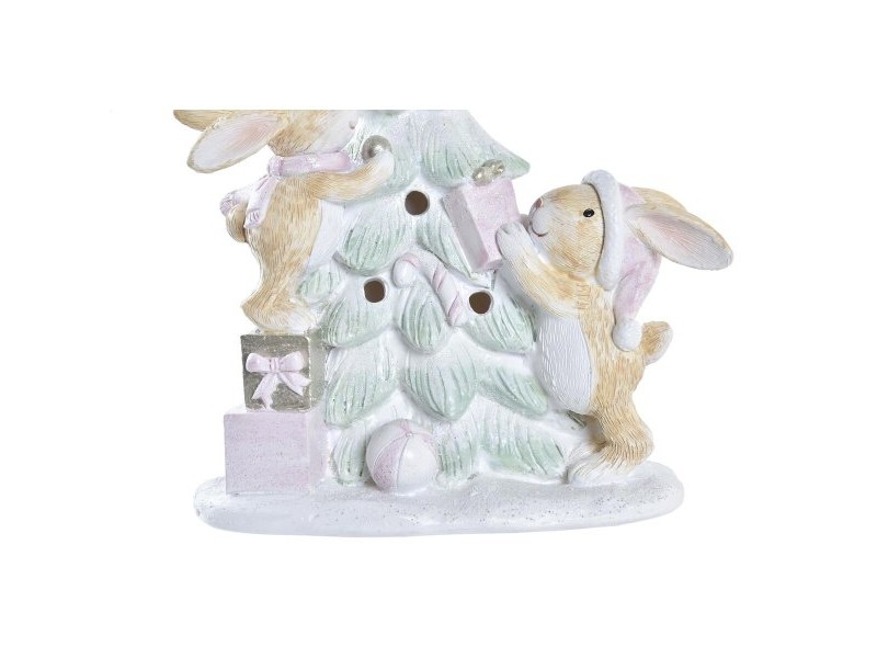 Коледна Украса DKD Home Decor Дърво Смола (13,5 x 8 x 16 cm) (2 броя)