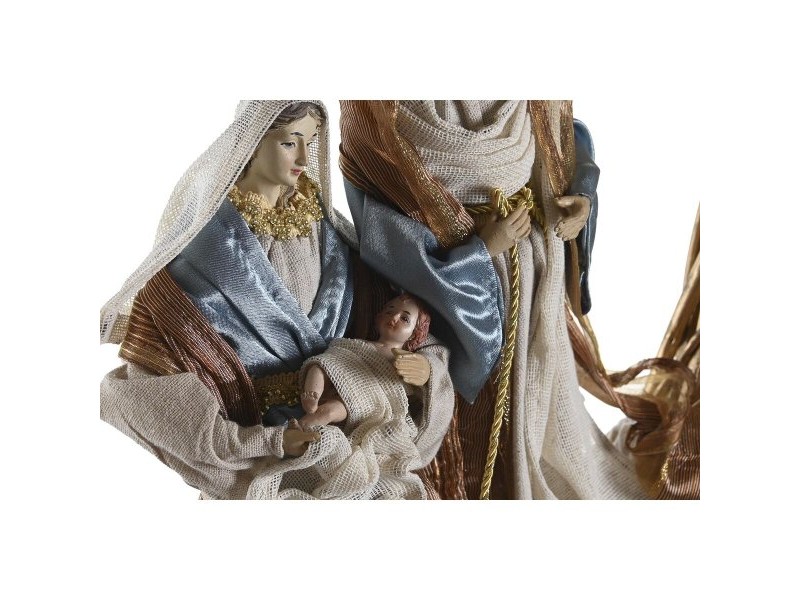 Рождествена Коледна Сцена DKD Home Decor Син Златен Корона 30 x 5 x 30 cm 50 x 10 x 57 cm Рождествена Коледна Сцена DKD Home Decor Син Златен Корона 30 x 5 x 30 cm 50 x 10 x 57 cm