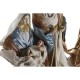 Рождествена Коледна Сцена DKD Home Decor Син Златен Корона 30 x 5 x 30 cm 50 x 10 x 57 cm