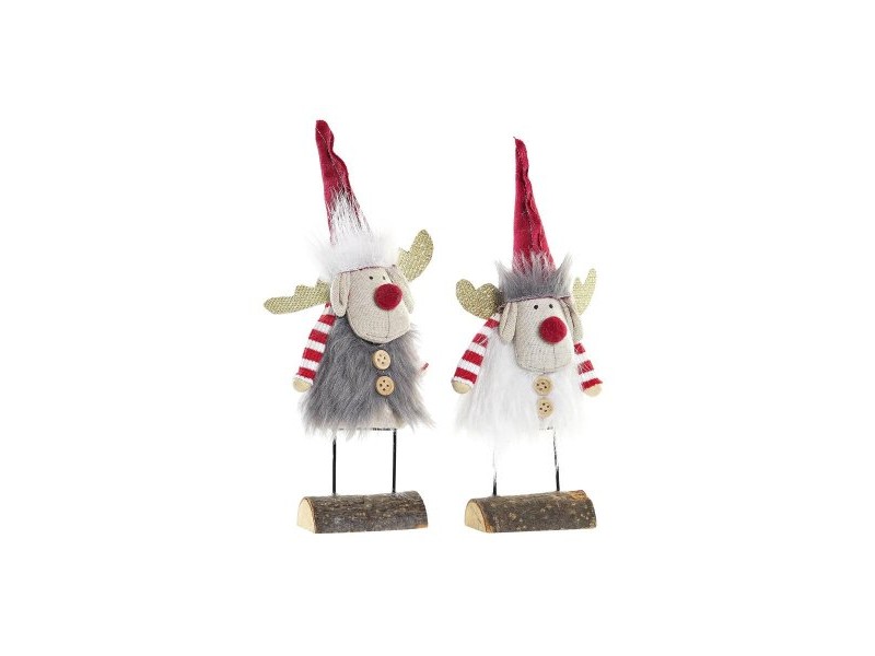 Коледна Украса DKD Home Decor полиестер Царица (8 x 5 x 23 cm) (2 броя)