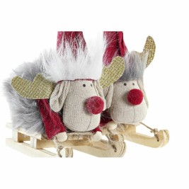 Коледна Украса DKD Home Decor полиестер Царица (15 x 5,5 x 16,5 cm) (2 броя)