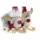 Коледна Украса DKD Home Decor полиестер Царица (15 x 5,5 x 16,5 cm) (2 броя)