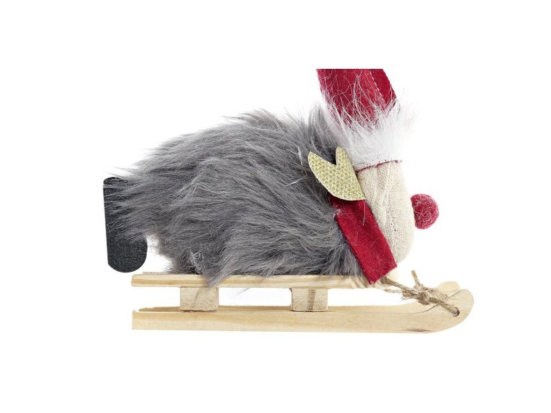 Коледна Украса DKD Home Decor полиестер Царица (15 x 5,5 x 16,5 cm) (2 броя)