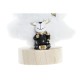 Коледна Украса DKD Home Decor Дърво полиестер MDF Смола (12 x 8 x 15,5 cm) (2 броя)
