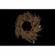 Коледен венец DKD Home Decor Цвете (2 броя) (60 x 5 x 60 cm)