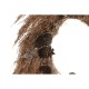 Коледен венец DKD Home Decor Цвете (2 броя) (60 x 5 x 60 cm)