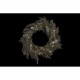 Коледен венец DKD Home Decor Цвете (60 x 10 x 60 cm) (2 броя)