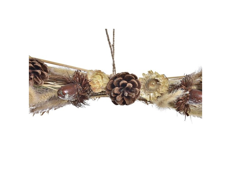 Коледна Украса DKD Home Decor Цвете (60 x 15 x 8 cm) (2 броя)