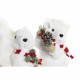 Коледна Украса DKD Home Decor полиестер Катерица (3) (23 x 12 x 23 cm) (3 броя)