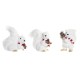 Коледна Украса DKD Home Decor полиестер Катерица (3) (23 x 12 x 23 cm) (3 броя)