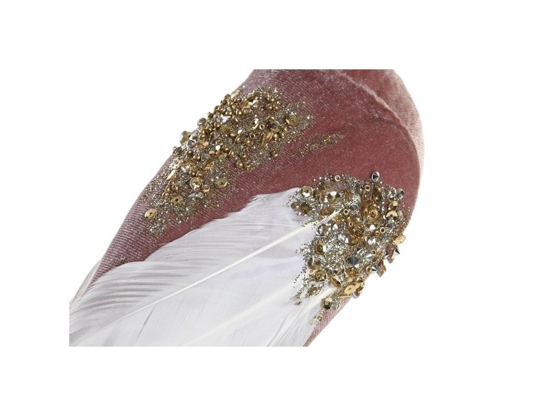 Коледна Украса DKD Home Decor полиестер Lind (20 x 9 x 46 cm) (2 броя)