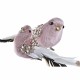 Коледна Украса DKD Home Decor полиестер Lind (25 x 8 x 8 cm) (2 броя)