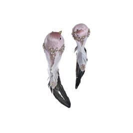 Коледна Украса DKD Home Decor полиестер Lind (25 x 8 x 8 cm) (2 броя)