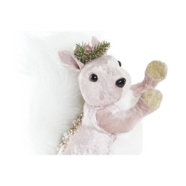 Коледна Украса DKD Home Decor полиестер Катерица (13 x 16 x 21 cm) (3) (3 броя)