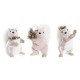Коледна Украса DKD Home Decor полиестер Катерица (13 x 16 x 21 cm) (3) (3 броя)