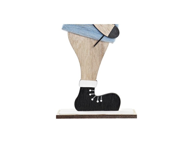 Коледна Украса DKD Home Decor Дървен полиестер Царица (5 x 22 x 41 cm) (4 броя)