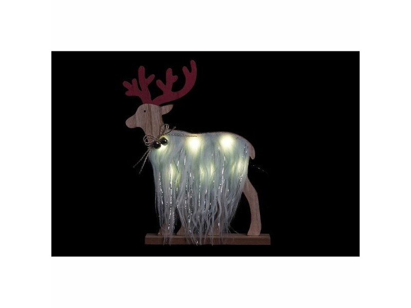 Коледна Украса DKD Home Decor полиестер MDF Царица (23 x 5 x 16 cm) (4 броя)