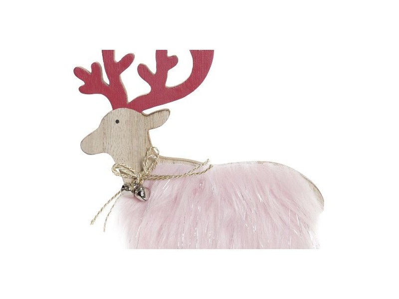 Коледна Украса DKD Home Decor полиестер MDF Царица (23 x 5 x 16 cm) (4 броя)