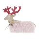 Коледна Украса DKD Home Decor полиестер MDF Царица (23 x 5 x 16 cm) (4 броя)