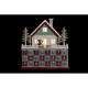 Коледен Календар DKD Home Decor Дървен Къща (32 x 8 x 33 cm) (2 броя)