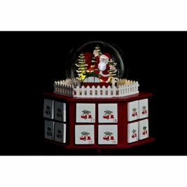 Коледен Календар DKD Home Decor Дървен (22 x 19 x 20 cm) (2 броя)