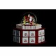 Коледен Календар DKD Home Decor Дървен (22 x 19 x 20 cm) (2 броя)