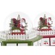 Коледен Календар DKD Home Decor Дървен (22 x 19 x 20 cm) (2 броя)