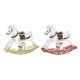 Коледна Украса DKD Home Decor Кон Смола (14 x 4 x 11 cm) (2 броя)