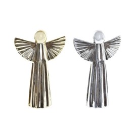 Коледна Украса DKD Home Decor Порцелан Ангел (13 x 5 x 17 cm) (2 броя)
