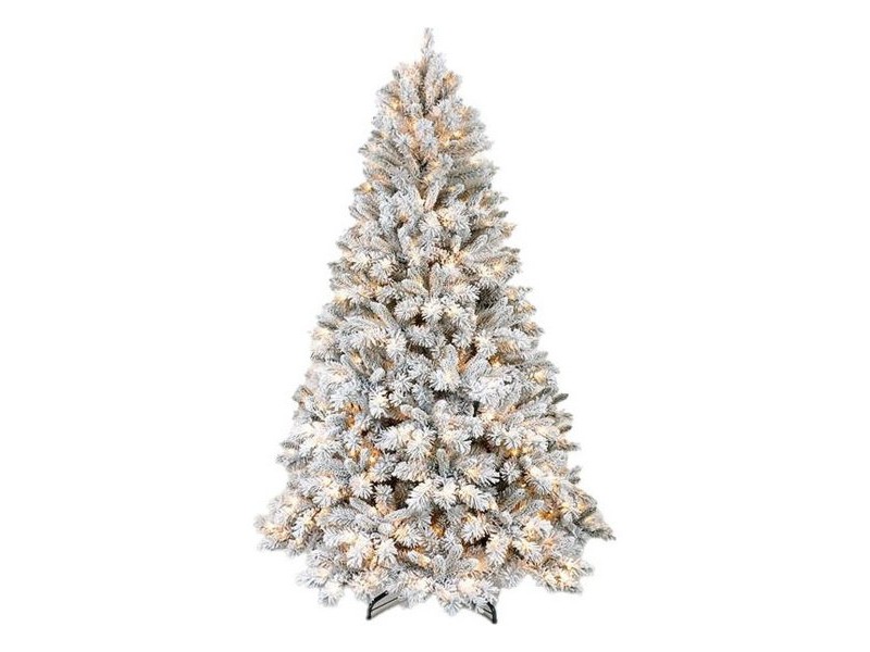 Коледно дърво DKD Home Decor 150 cm Метал PE Снежен